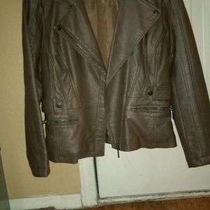 Leather jacket